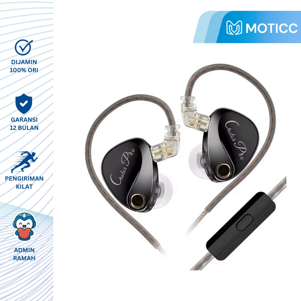 Jual KZ Castor Pro 10mm Dual Dynamic Driver In Ear Monitor Earphone ...