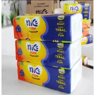 (paket 10 pack)Tissue Nice Facial Tissue isi 360 Helai 2 ply, Tisu Hemat Tissue Nice ORIGINAL
