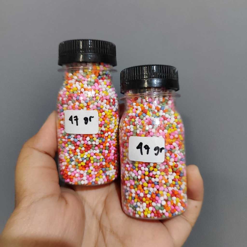 Jual Sugar Springkle Springkel Trimit Warna Warni Topping Kue Repack 47 ...