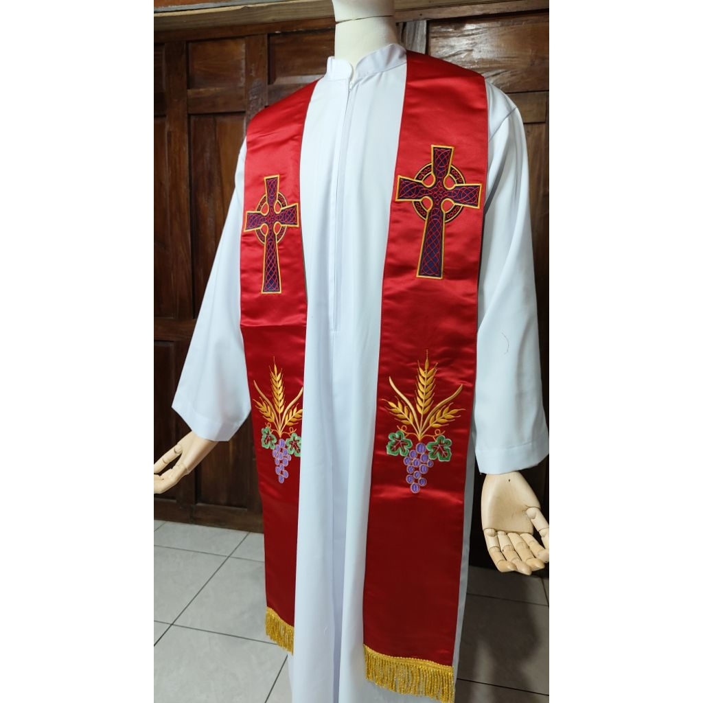 Jual Stola luar Imam/Kasula Romo Imam Katolik/Stola Luar | Shopee Indonesia