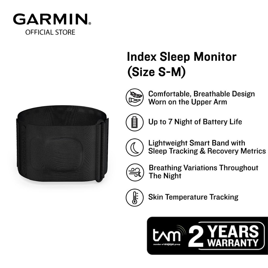 Jual Garmin Index Sleep Monitor (Size S-M) | Shopee Indonesia