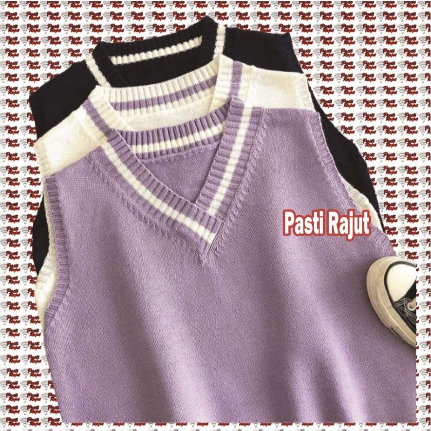 Jual Rompi Rajut Wanita Korean 14 Get Bahan Premium Halus & Tebal Pasti ...