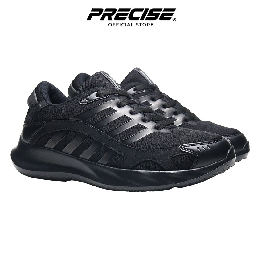 Jual Precise Kyoku LC W Sepatu Sneakers Sekolah Hitam - All Black ...