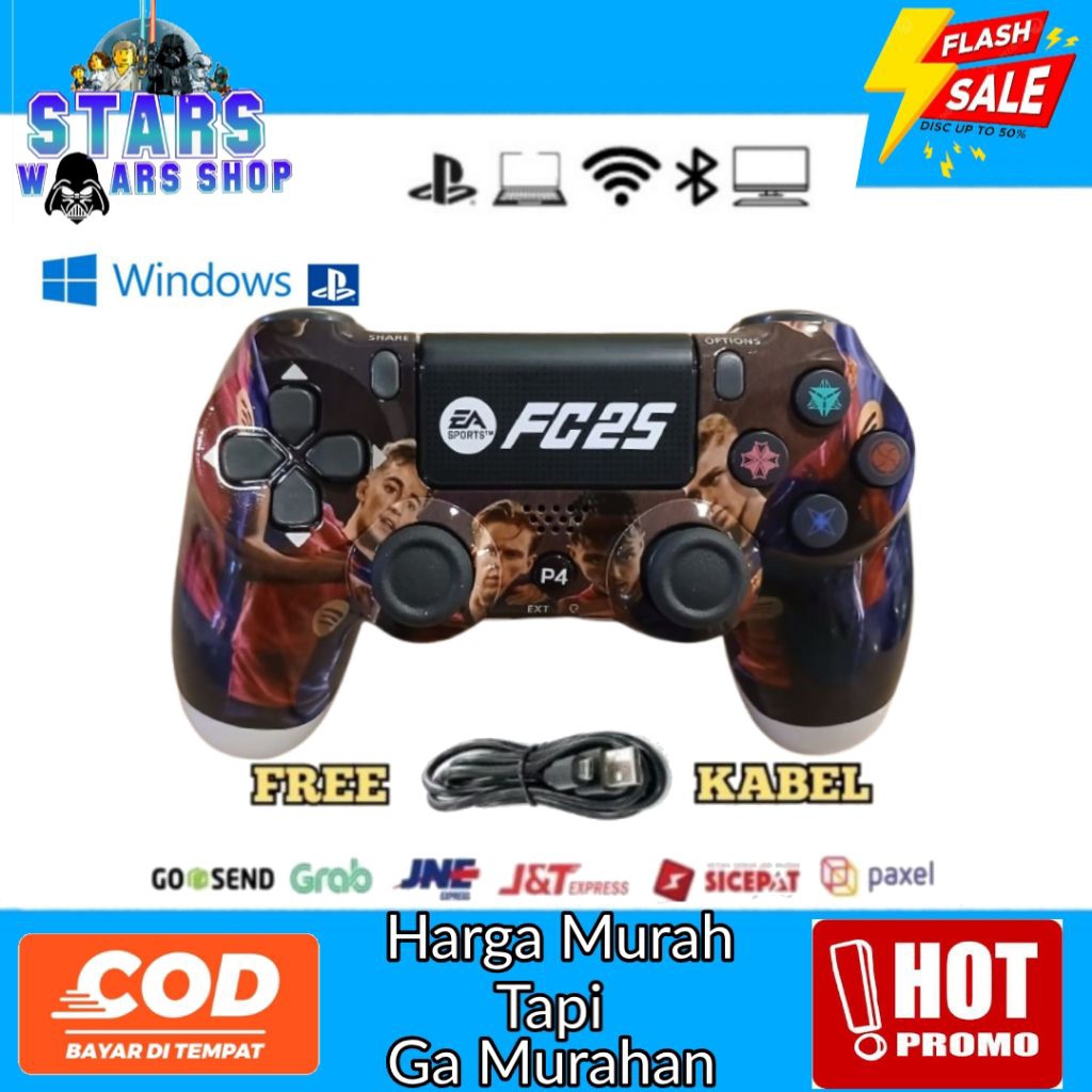 Jual Stik Stick PS4 OP / Stik PS4 PLAY X Motif Corak PS4+Packing+Kabel ...