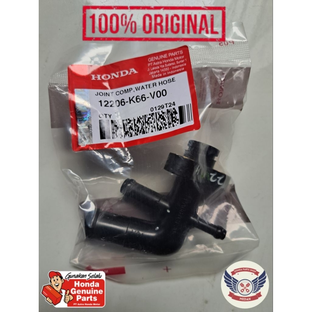 Jual 12206K66V00 Join Water Pump Sambungan Pipa Selang Radiator Cabang ...