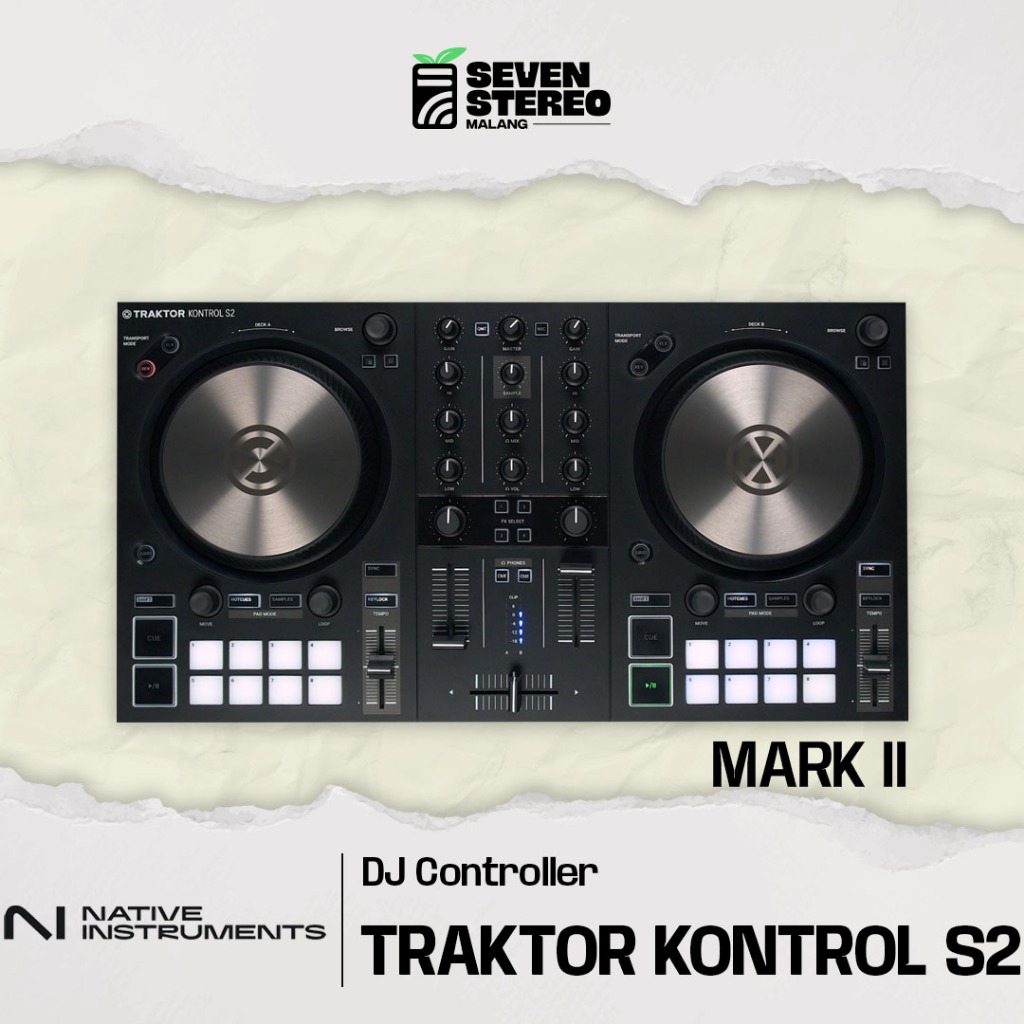 Jual Native Instrument Traktor Kontrol S2 Mk2 DJ Controller | Shopee ...