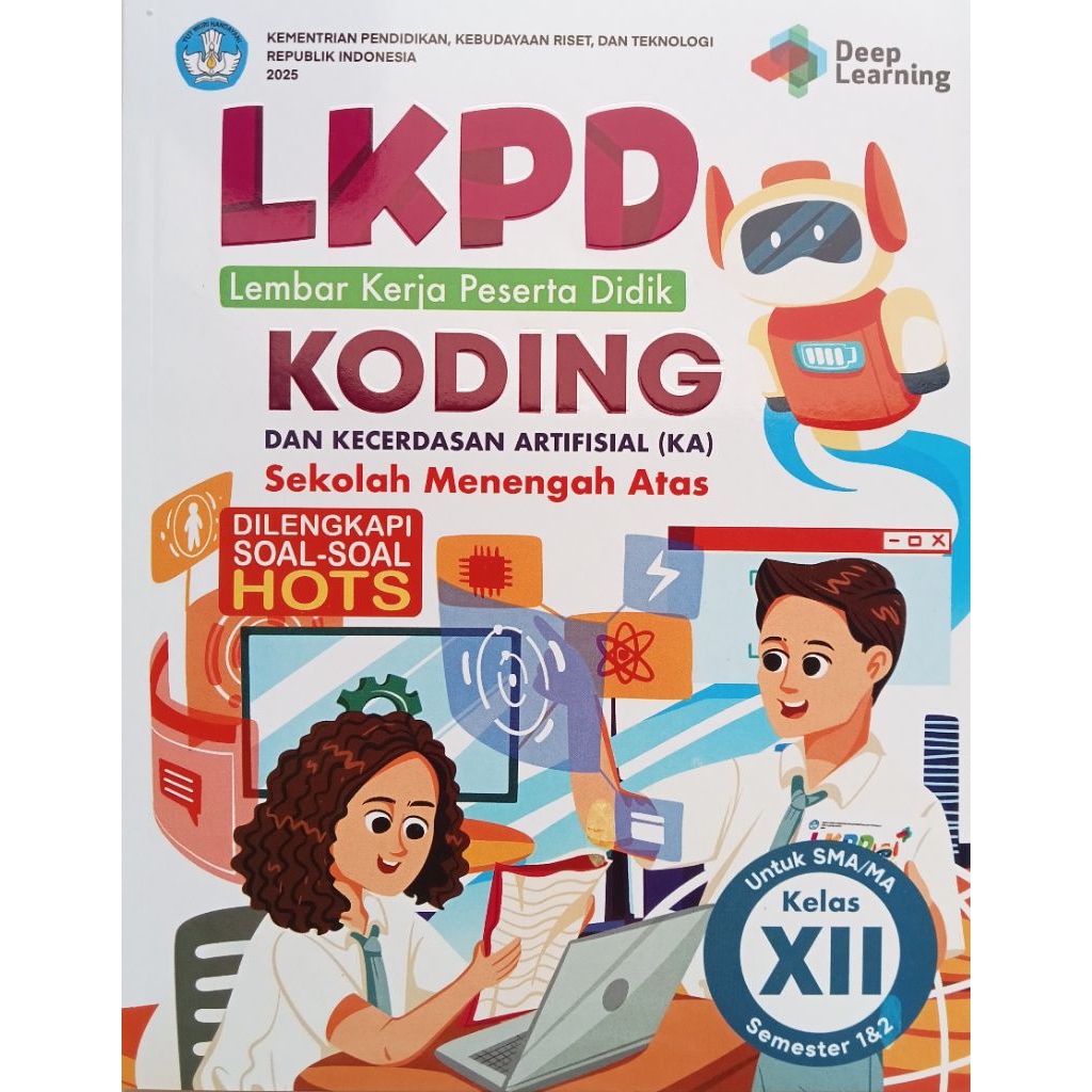 Jual LKPD Koding Dan KA (Kecerdasan Artifisial) Untuk SMA/MA KLS XII Di ...