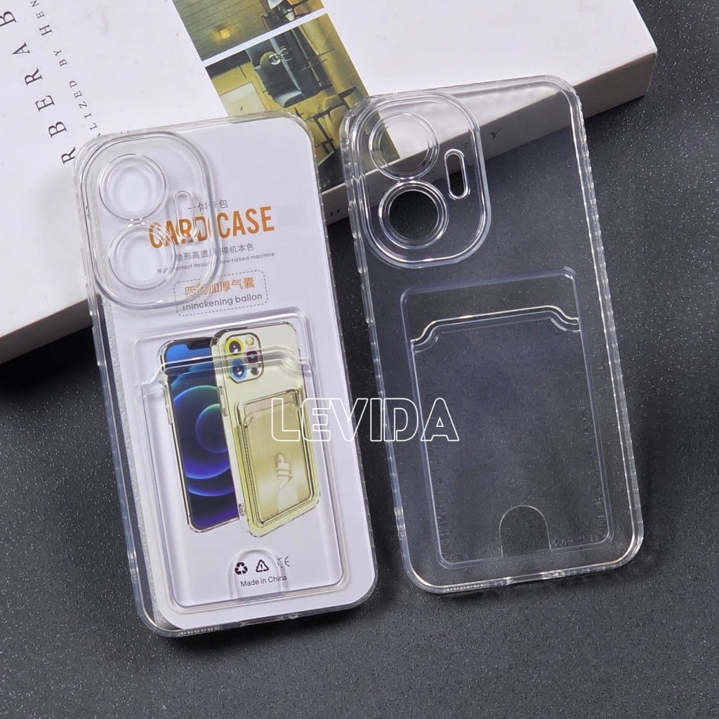 Jual Poco F7 5G Card Case Clear / Slot Kartu Bening Case Poco F7 5G ...