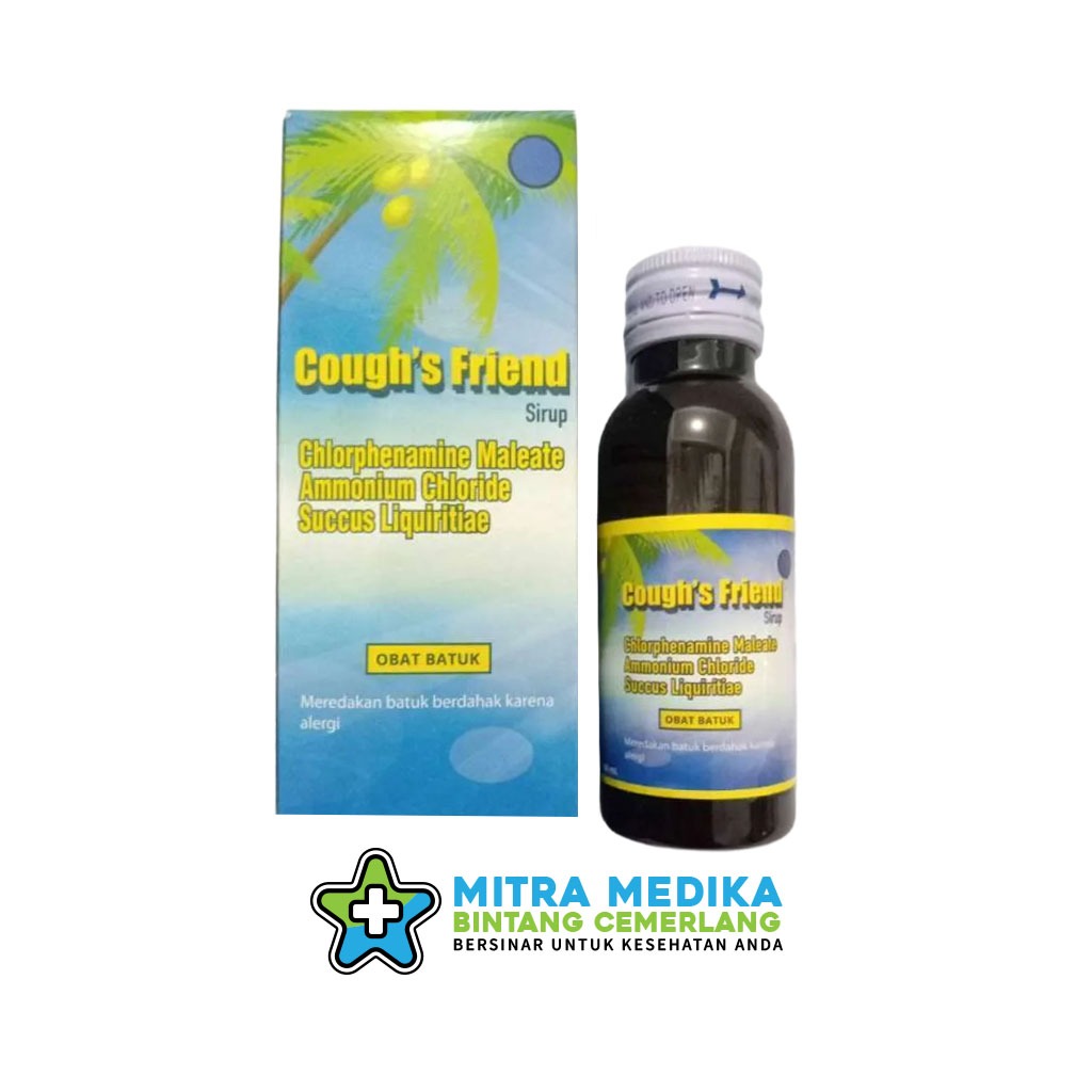 Jual COUGH'S FRIEND SIRUP OBAT BATUK (1 BOTOL) | Shopee Indonesia