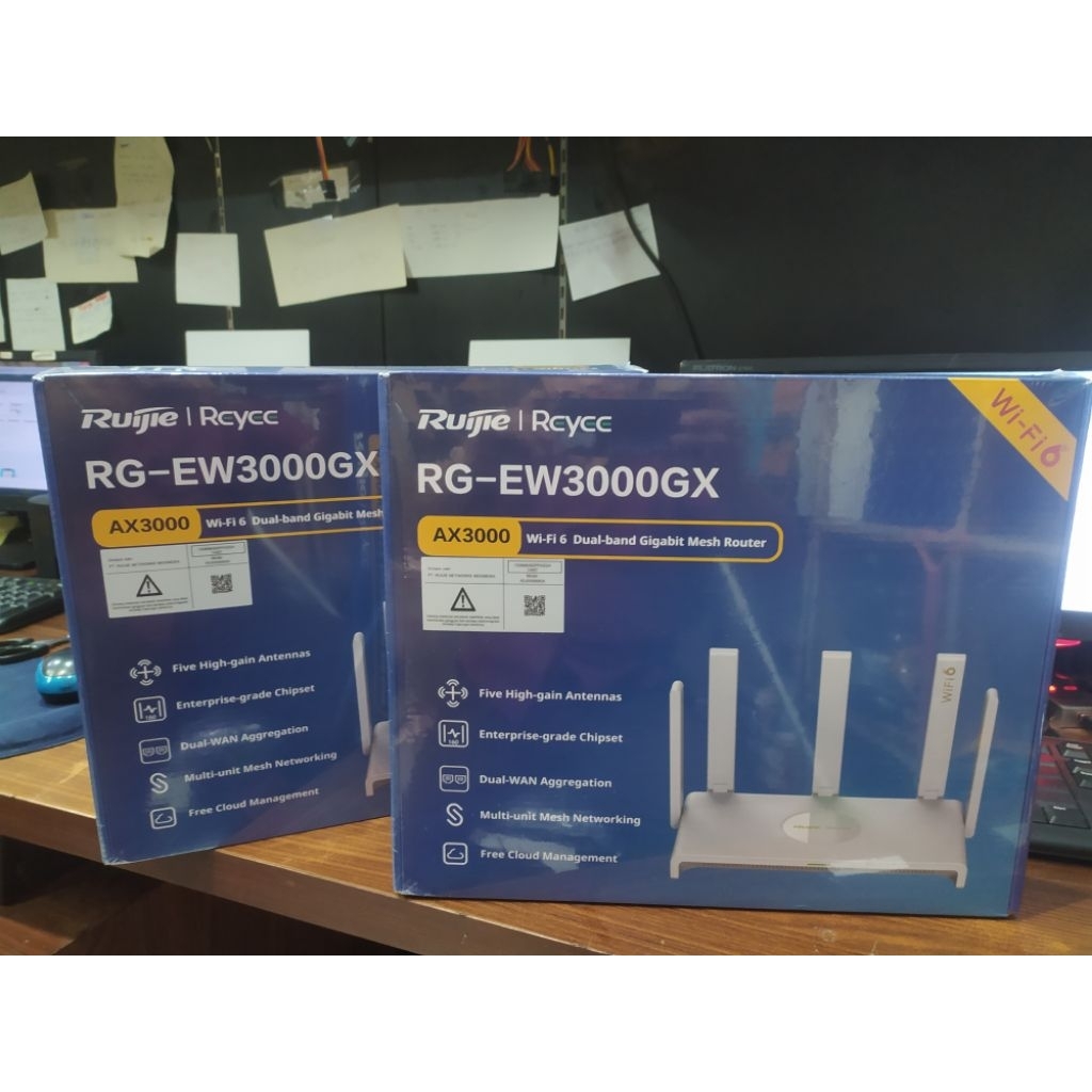 Jual Router mesh wifi 6 dual band gigabit ax3000 Ruijie Reyee RG ...