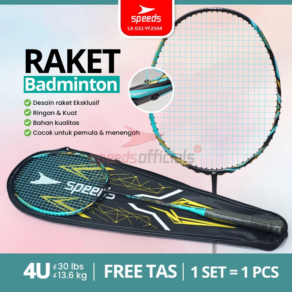 Jual SPEEDS Raket Bulu Tangkis Raket Badminton Olahraga Sport Original ...