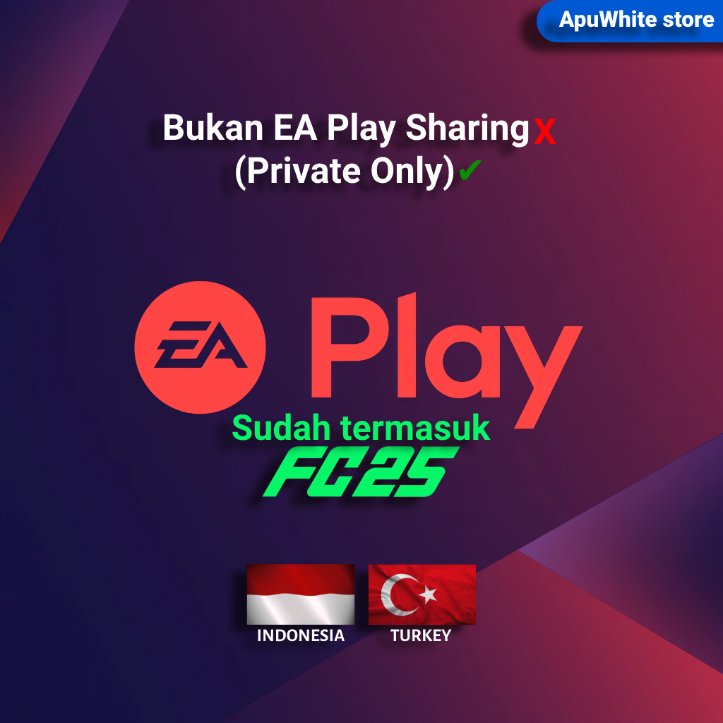 Jual EA Play PS4 PS5 Region Turkey turki INDO | Shopee Indonesia