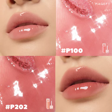 MAGEFY Moisturizing Lip Tint Lip Gloss Long Lasting Lip Gloss Tahan Air Lipstik Lipstick MF L03