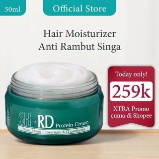SHRD Protein Cream [50ml - 80ml]| Moisturizer & Vitamin Rambut | Hair Care Rambut Ngembang, Kering & Kusut