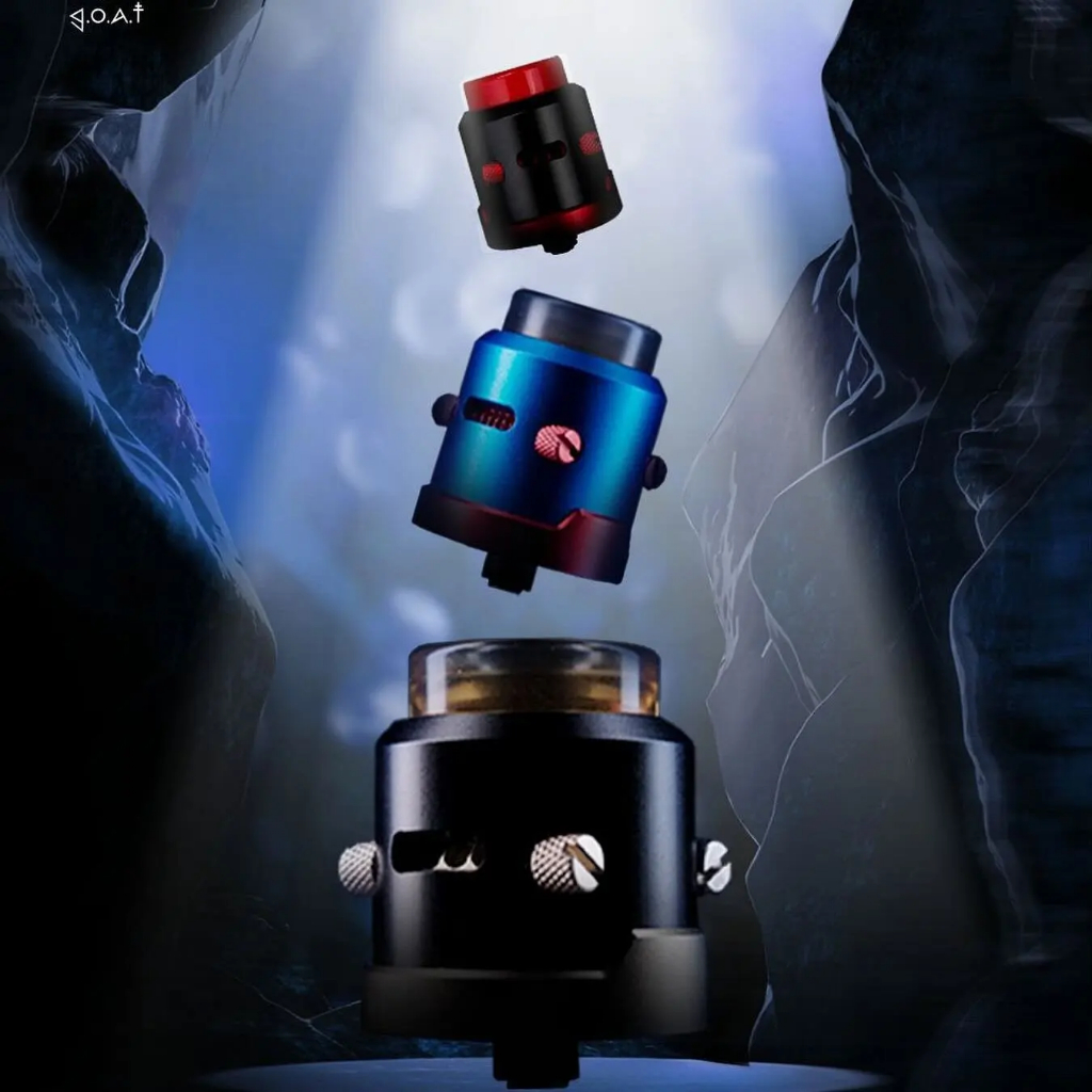 Jual GOAT RDA 24MM Hybrid Single & Dual Coil RDA Authentic by Goat x ...