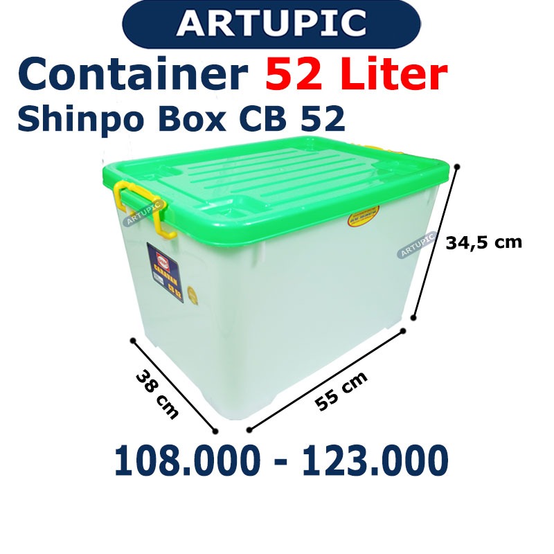 Jual Container 52 Ltr Shinpo Box CB 52 Caravan Kontainer Storage ...