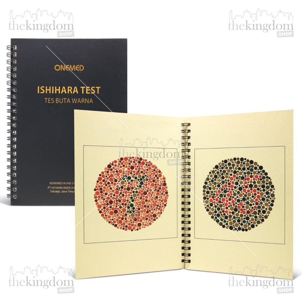 Jual Onemed Ishihara Test Book 14 Plate Plates Buku Tes Buta Warna ...