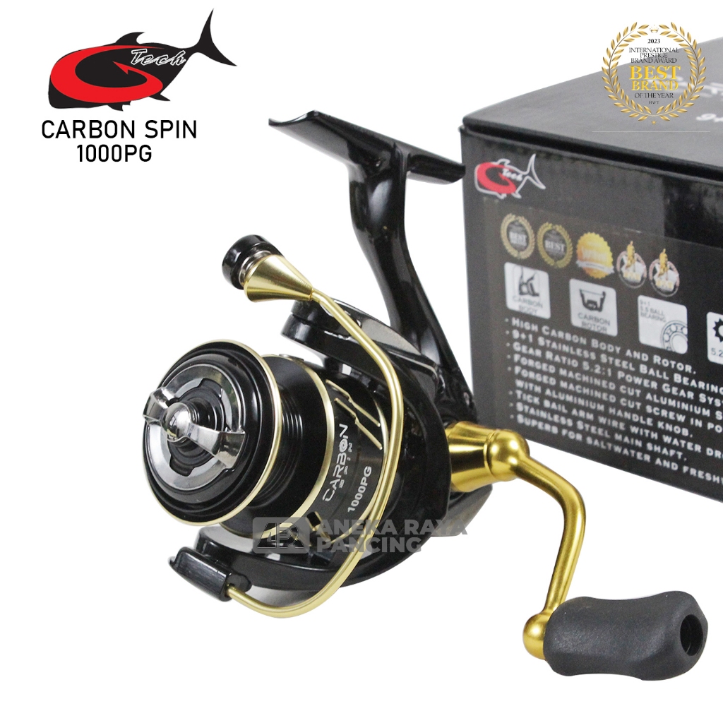 Jual RIL GTECH CARBON SPIN / Ril Spinning Kuat Terbaru Power Handle ...