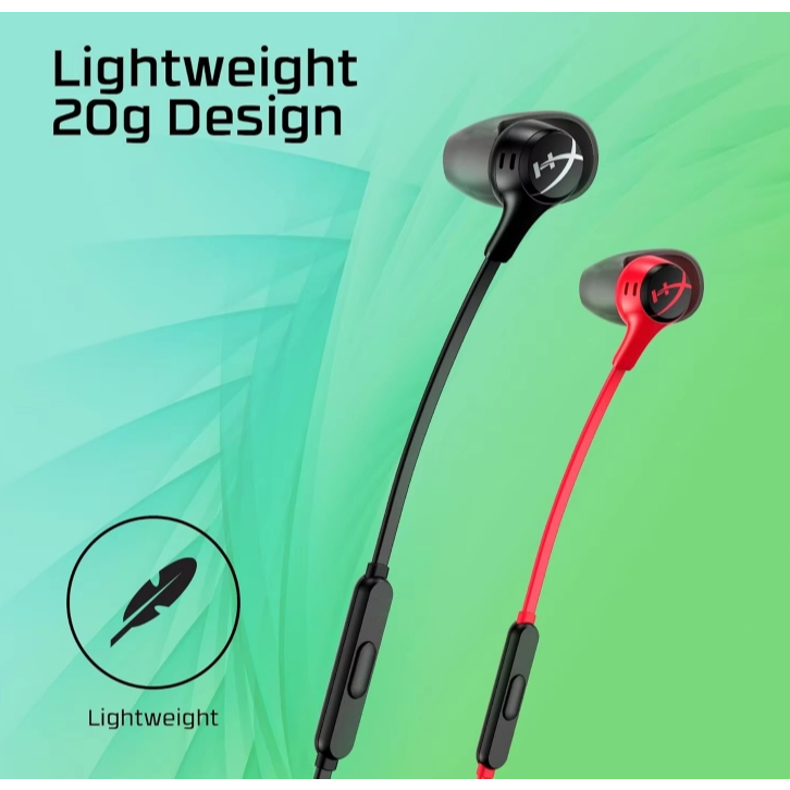 Jual [100% ori]HyperX Cloud II Earbuds Handsfree Cloud 2 Gaming Earbuds ...