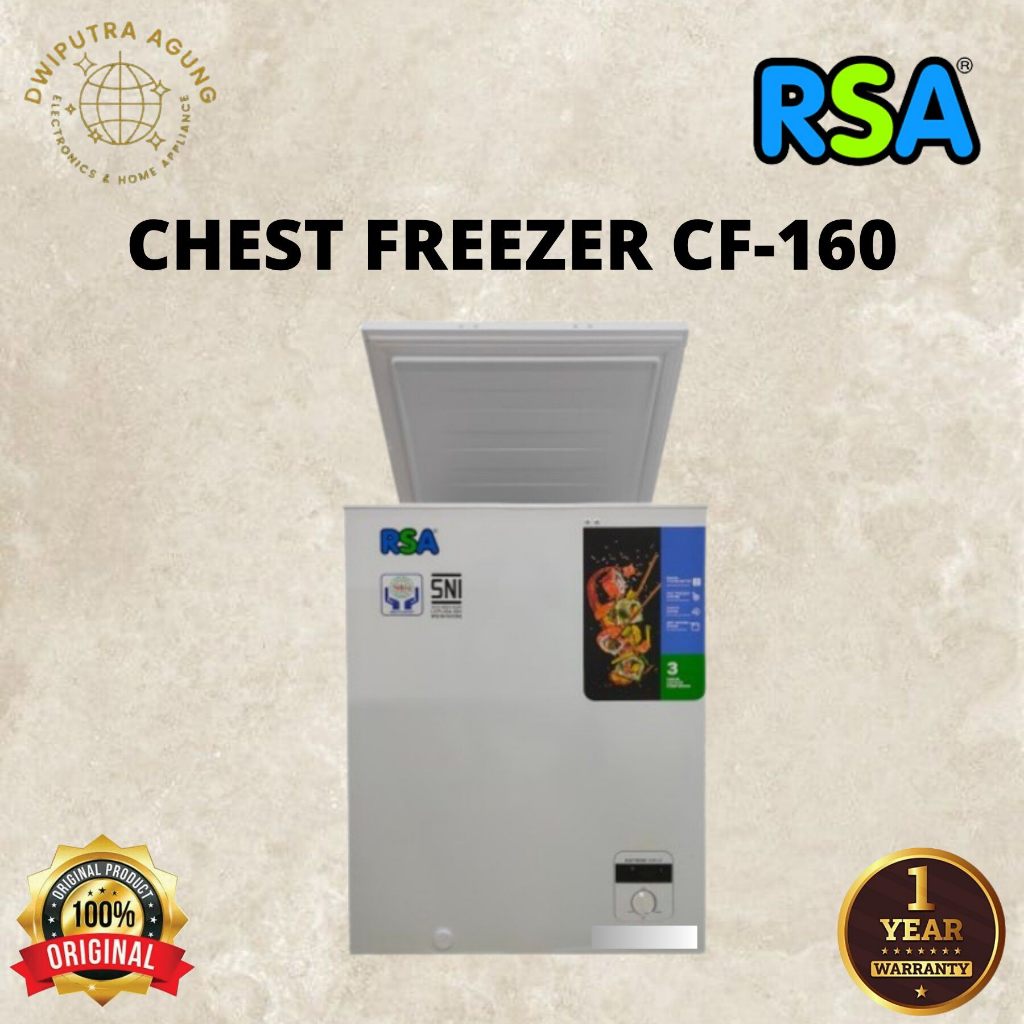 Jual FREEZER RSA CF 160 / CF-160 FREEZER BOX CF160 | Shopee Indonesia