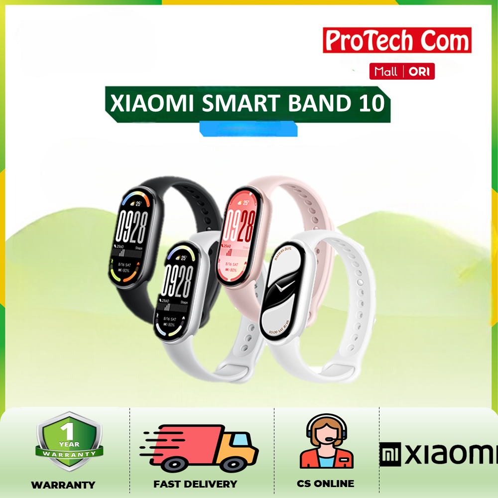 Jual Xiaomi Smart Band 10 Layar AMOLED 1,72 inci dengan desain ramping ...