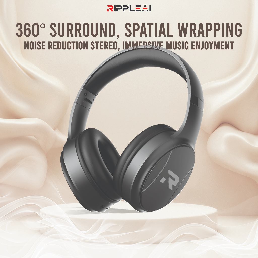 Jual Ripple RHB A011 Headphone Bluetooth 5.4 Foldable Headphone ...