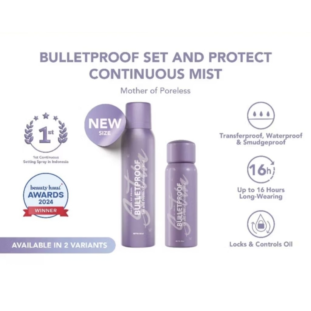 Jual MOP - Bulletproof Set and Protect Continuous Mist | Shopee Indonesia
