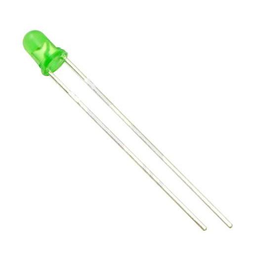 Jual LED 3mm Diffused Green Lampu LED Super Terang Hijau 3 mm | Shopee ...