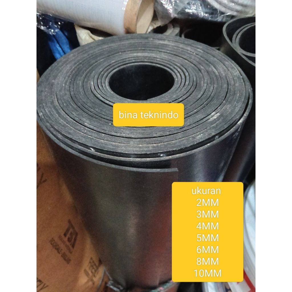 Jual 8MM PACKING KARET HITAM. RUBBER SHEET. KARET HITAM LEMBARAN 8MM ...