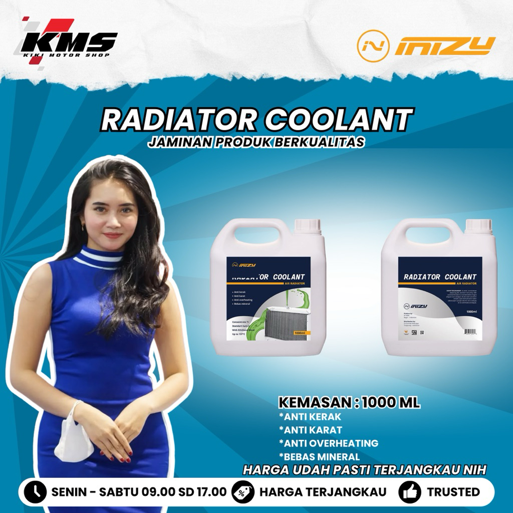 Jual radiator coolant air radiator kemasan 1L merk inizu | Shopee Indonesia
