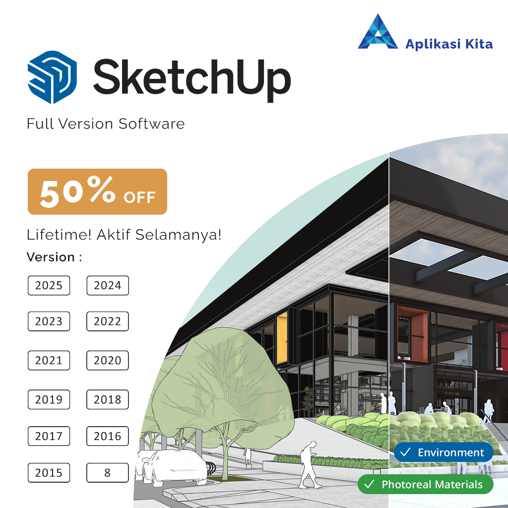 Jual SketchUp PRO Full Version - For Windows | Shopee Indonesia