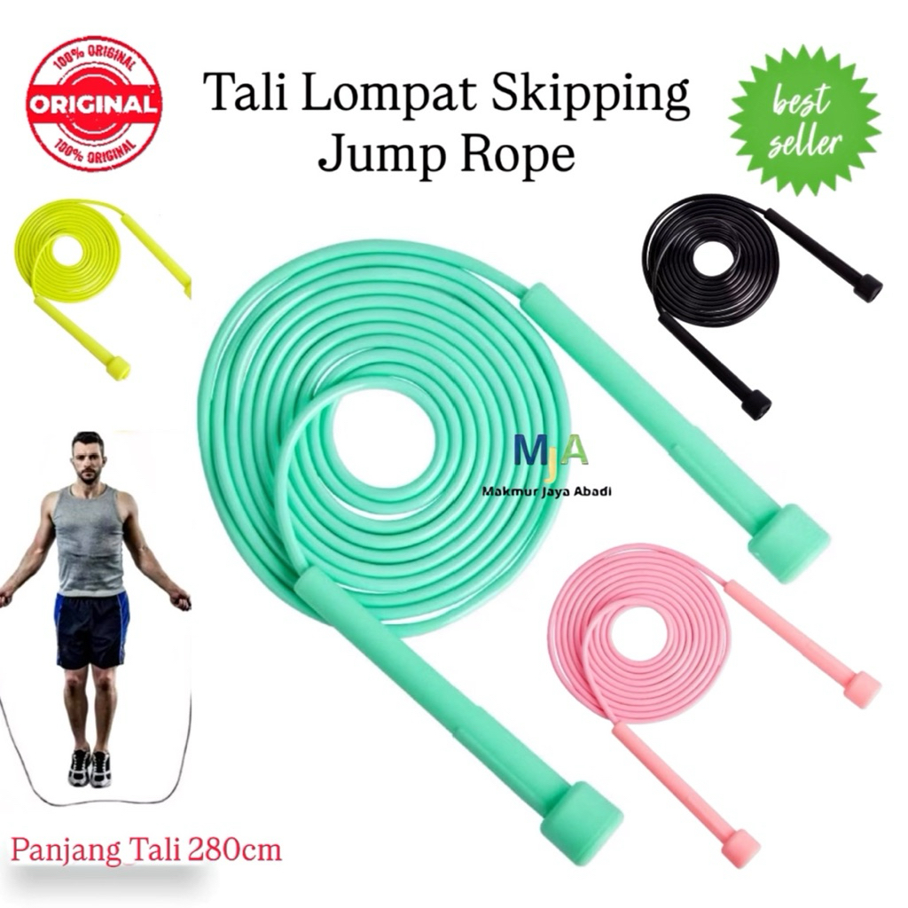 Jual ( BISA COD ) PROMO PROMO Lompat Tali Pvc Jump Rope / Skipping Jump ...