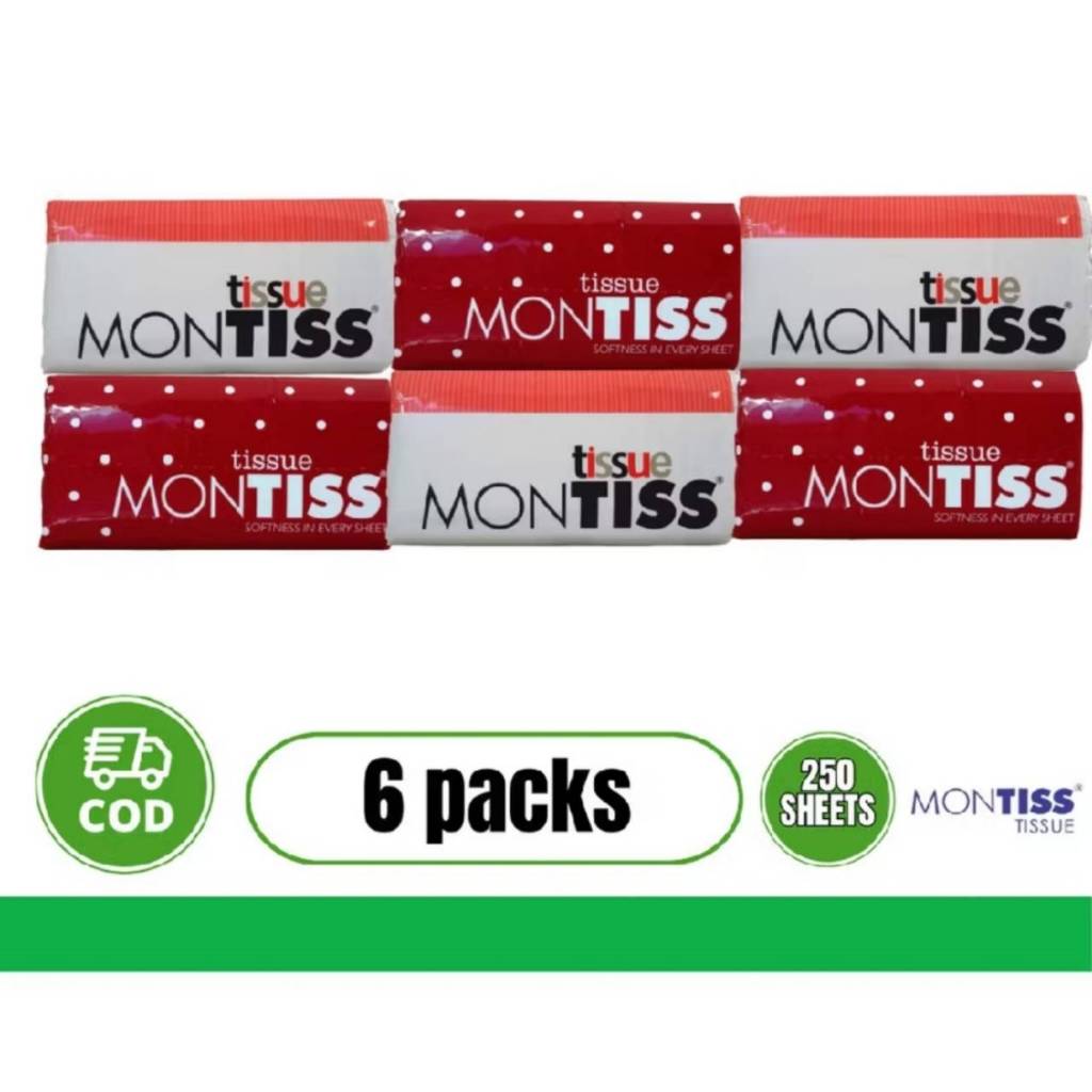 Jual [ 6 Pack ] Montiss 250Sheet isi 6 pack - 2 Ply Montiss Facial ...