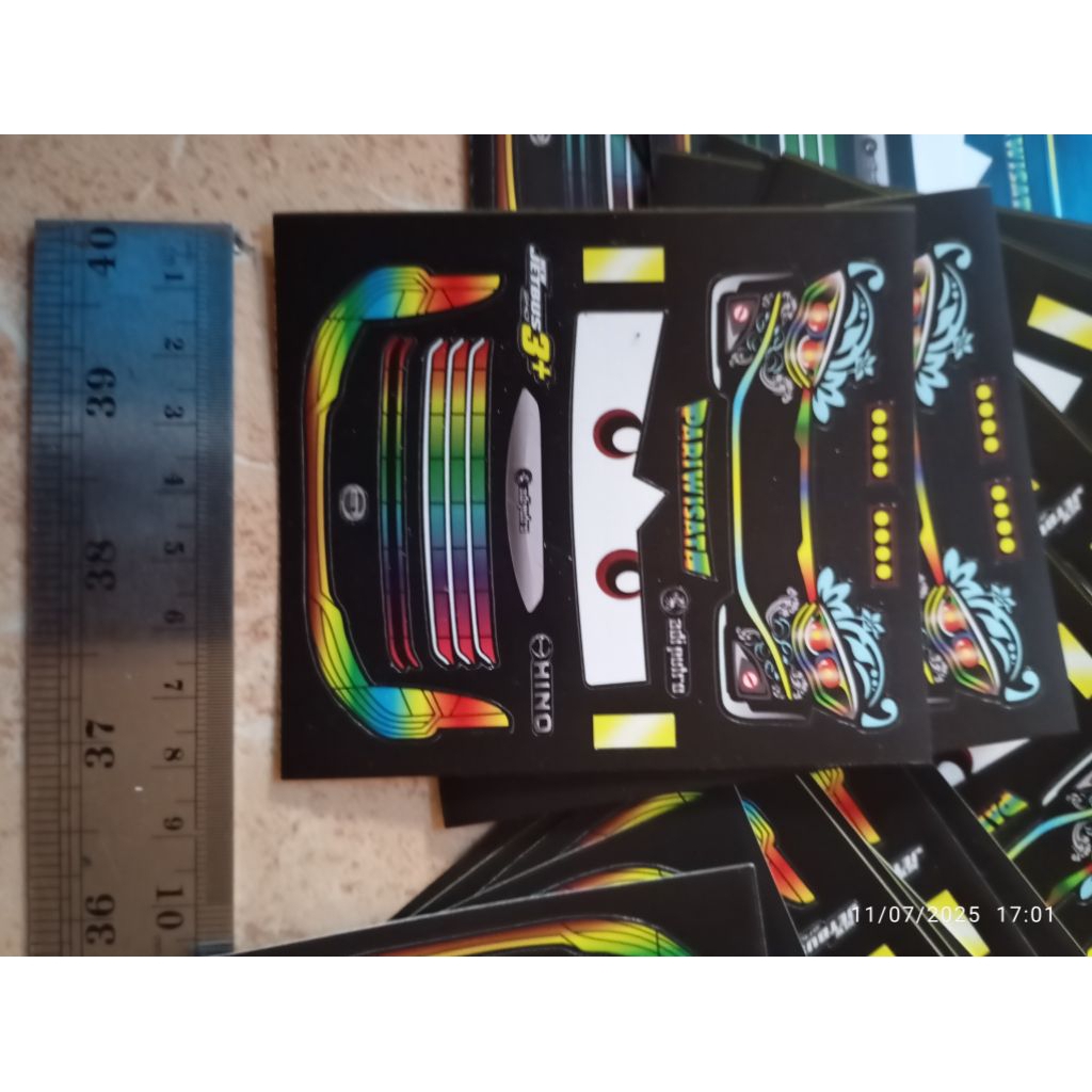 Jual stiker headlamp miniatur bus rkc | Shopee Indonesia
