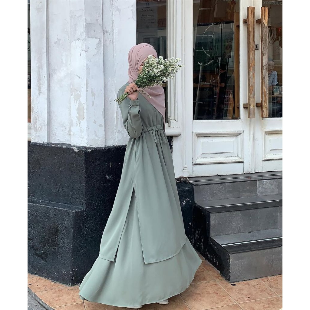 Jual TAMI SET ROK / Stelan Tunik Rok Wanita Resleting Aktif Fashion ...