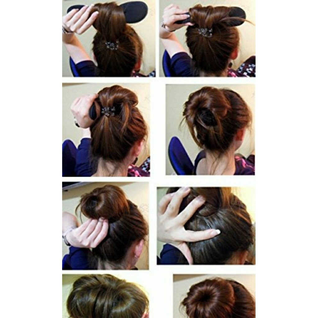 Jual Hairdini sanggul rambut-Alat Cepol rambut kancing-Alat gulung ...