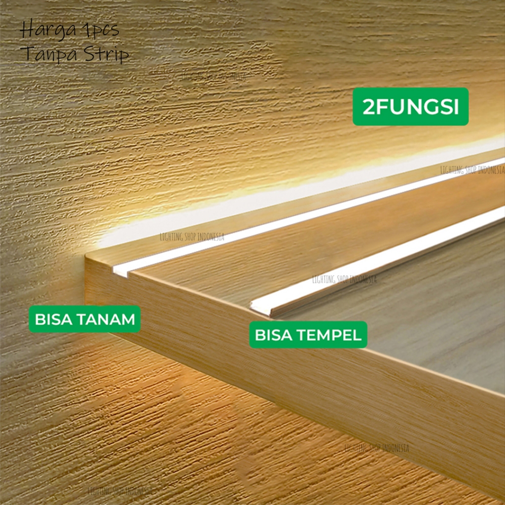 Jual Kap rumah lampu housing 3meter 2meter 1m Batangan rumah strip ...