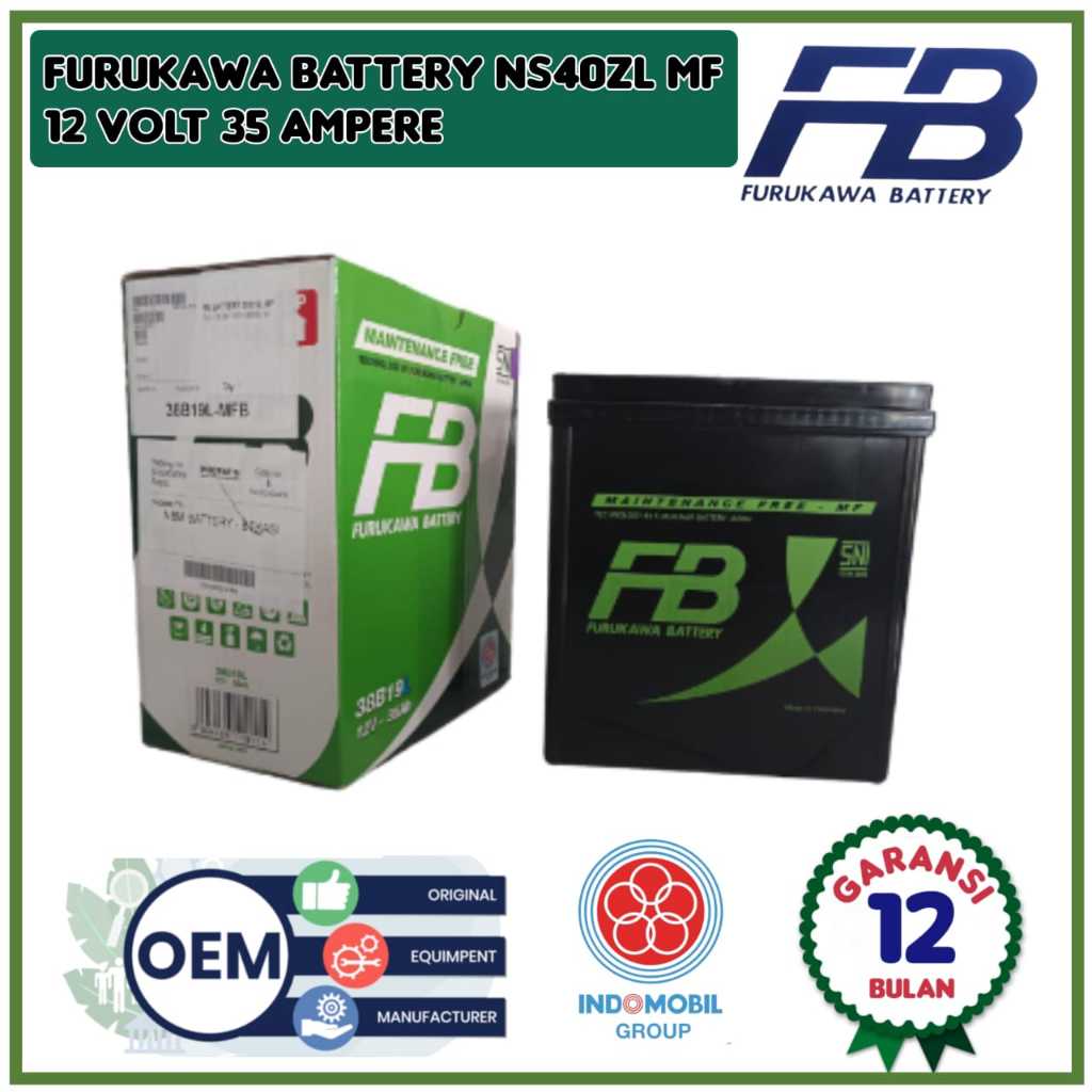 Jual Aki Mobil Agya/Calya/Brio/Ertiga/Mobilio/Ayla Furukawa Battery Aki