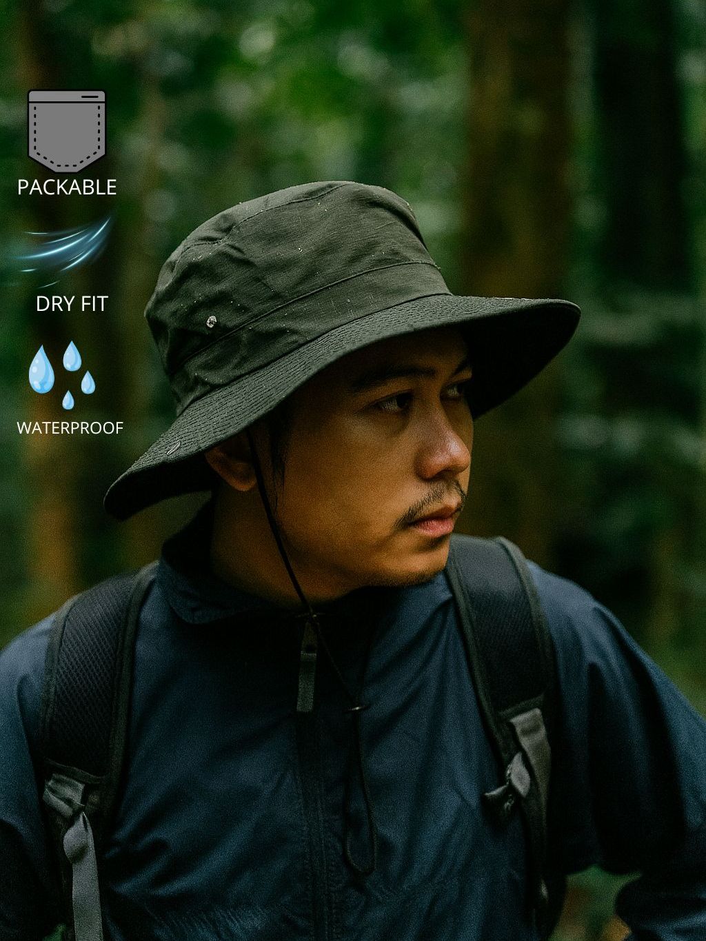 Jual TOPI RIMBA KANCING IMPORT / TOPI PANCING/ BUCKET HAT | Shopee ...