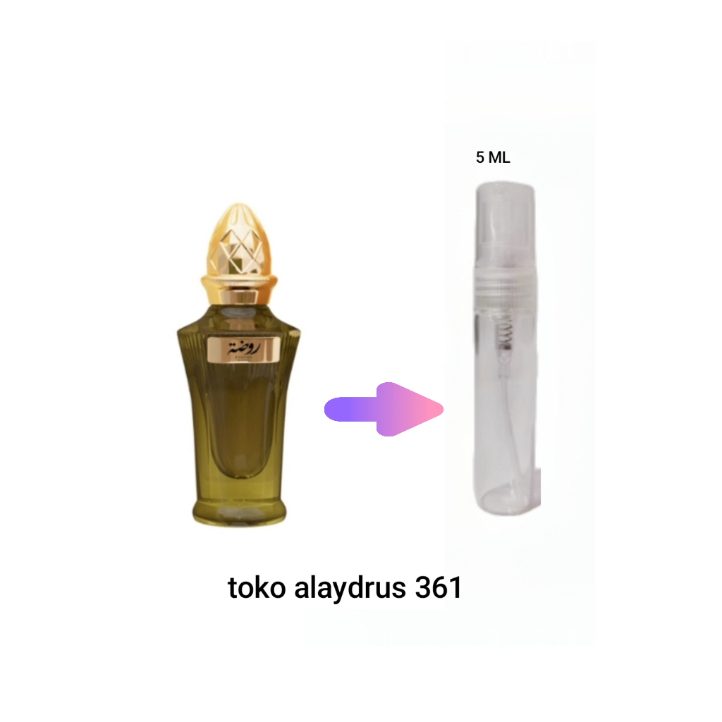 Jual decant rawdha original 5 ml/refill rawdha 5 ml | Shopee Indonesia