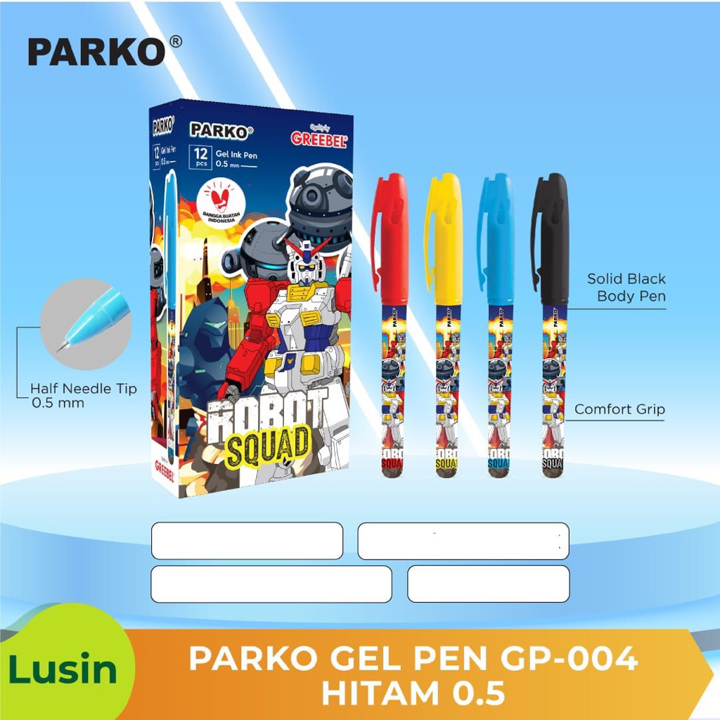 Jual PARCO GEL PEN | by greebel | Shopee Indonesia