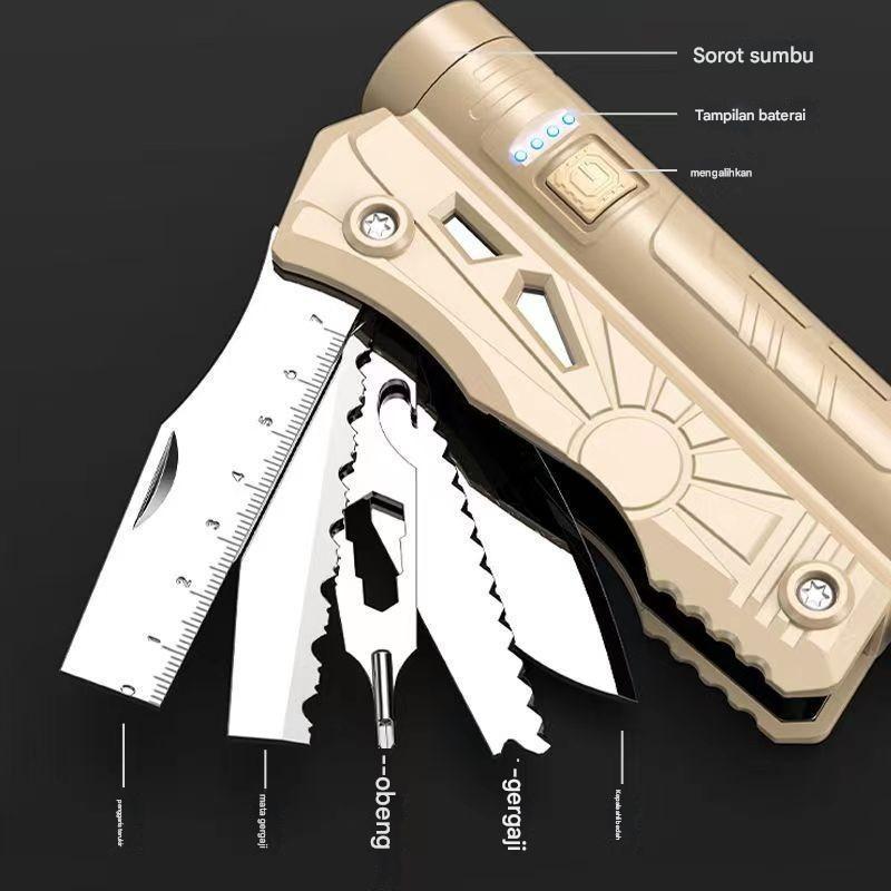 Jual Senter Tactical Outdoor Emergency Multifunctional 10 in 1 ...