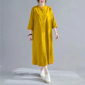 Midi Dress Patria Korean Style Katun