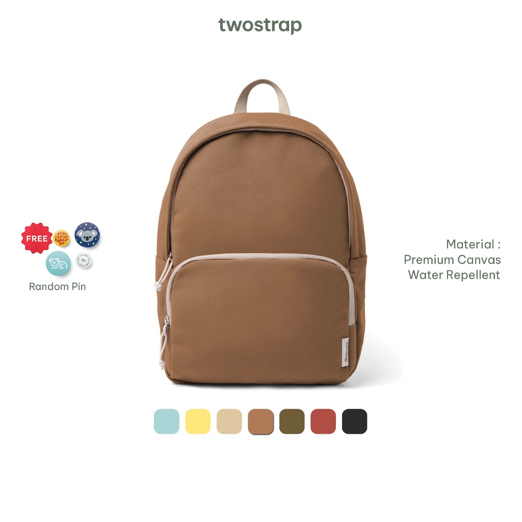 Jual TWOSTRAP - Mini Woofly Backpack Monotone - Tas Ransel Laptop ...