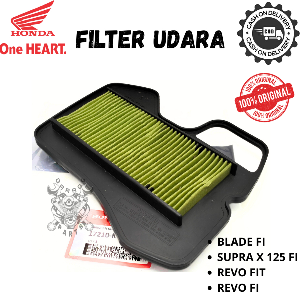 Jual ORIGINAL 100% SARINGAN FILTER UDARA HONDA KWB BLADE FI SUPRA X 125 ...