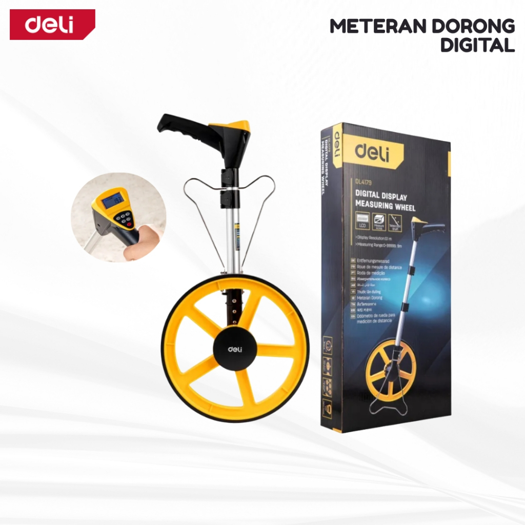 Jual METERAN DORONG DIGITAL | Digital Distance Measuring Wheels 12.5 ...