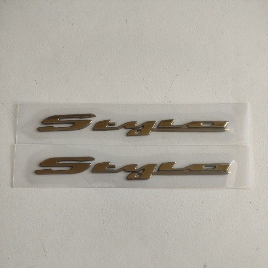 Jual Emblem Stylo 160 Original ( 2 Pcs Kiri Kanan) | Shopee Indonesia