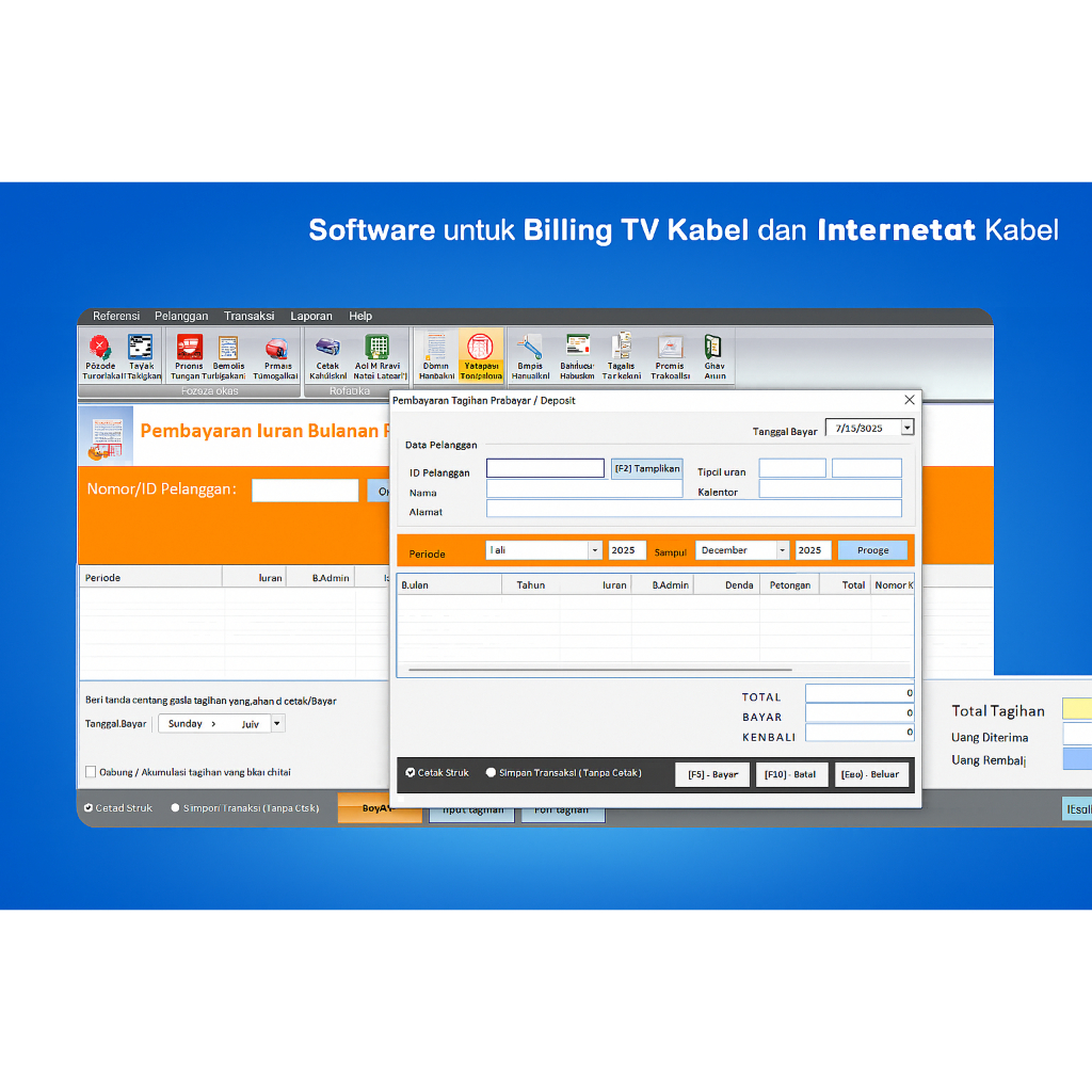 Jual Software Billing TV & Internet Kabel PRO | Shopee Indonesia