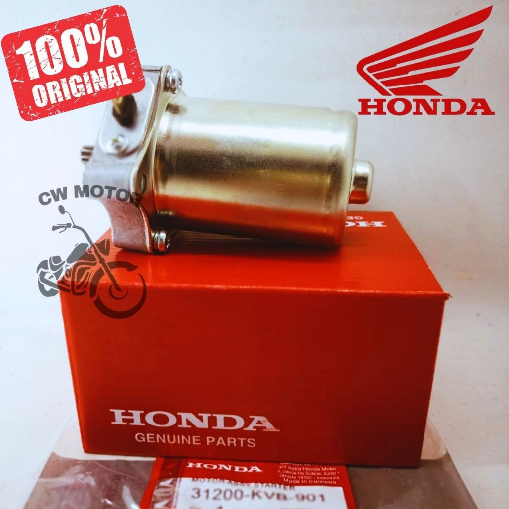 Jual DINAMO STATER HONDA KODE KVB MOTOR BEAT BEAT FI SCOOPY FI SPACY ...