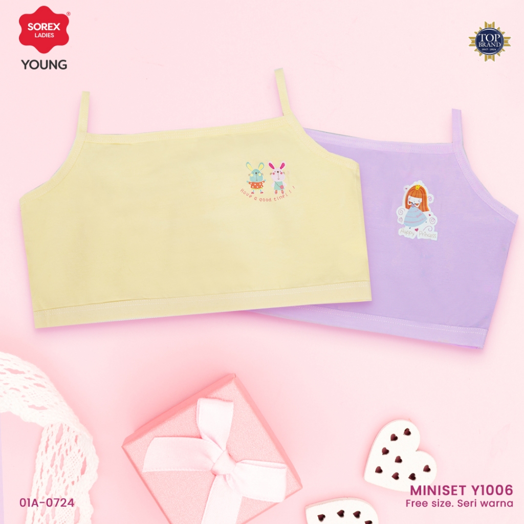 Jual (3 pcs) MINISET ANAK SOREX YOUNG Y1006 step 1 tali kecil, miniset ...